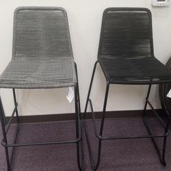 Black & Grey Bar Stools