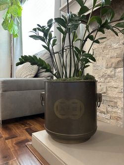 Vintage Brass Planter