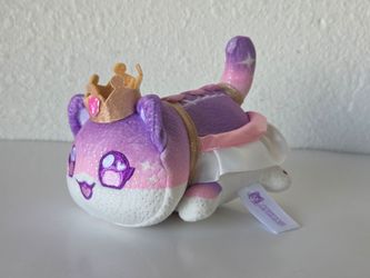 Aphmau Princess Cat Litter 6” Glitter Edition Meemeows Mystery Purple Pink Plush