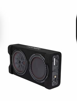 Kicker 12 down firing sub with built in amp