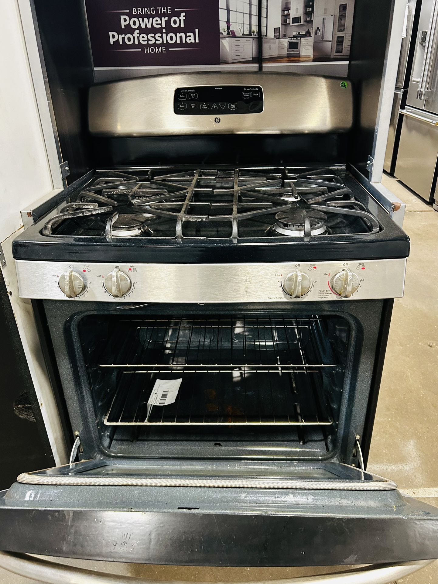 Estufa De Gas Preusada En Acero Inoxidable 