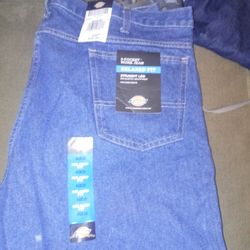 Size 40x 30 Dickies 5 Pocket Work Jeans Relaxed Fit 