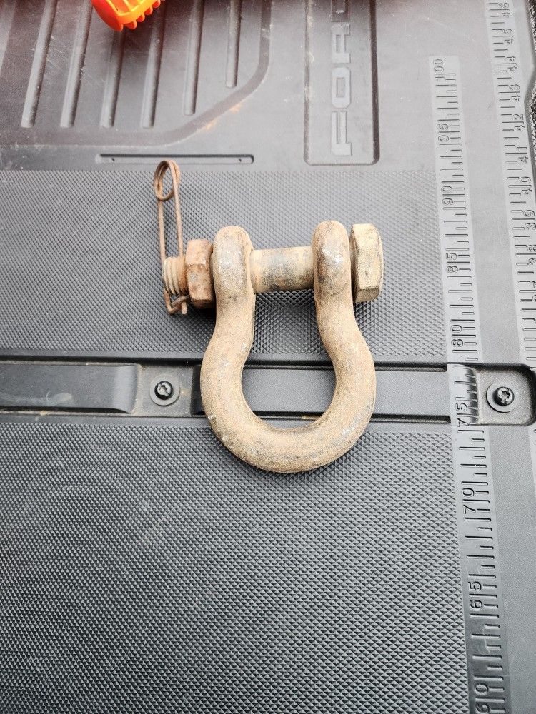 Vintage Crosby 6 1/2 Ton 7/8" Screw Pin Shackle Clevis Anchor Rigging