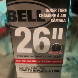 Bell Bicycle Inner Tube 26" X 1.75 2.25 Mountain Comfort Cruiser Standard Valve 
