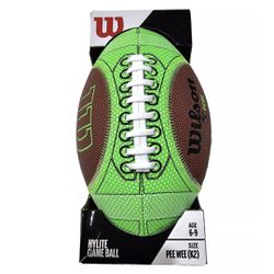 Wilson Youth Hylite Composite Football Ages 12-14 New Highlighted Grip Points
