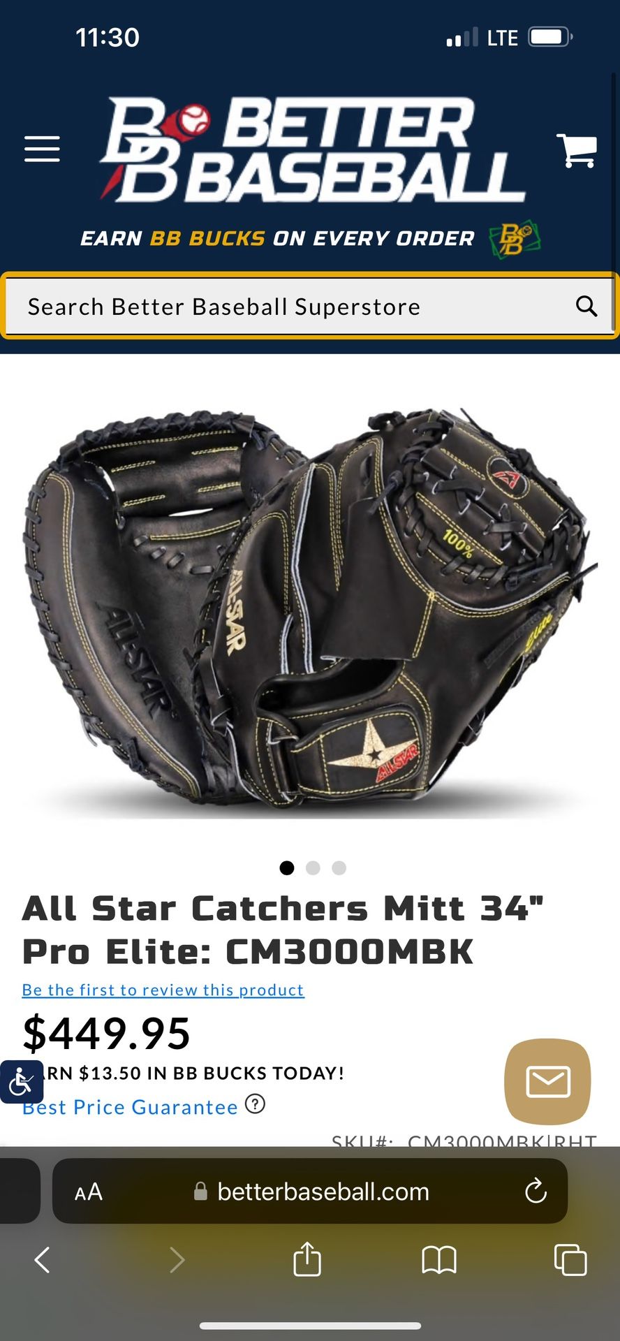 All Star Catchers Mit (High School)