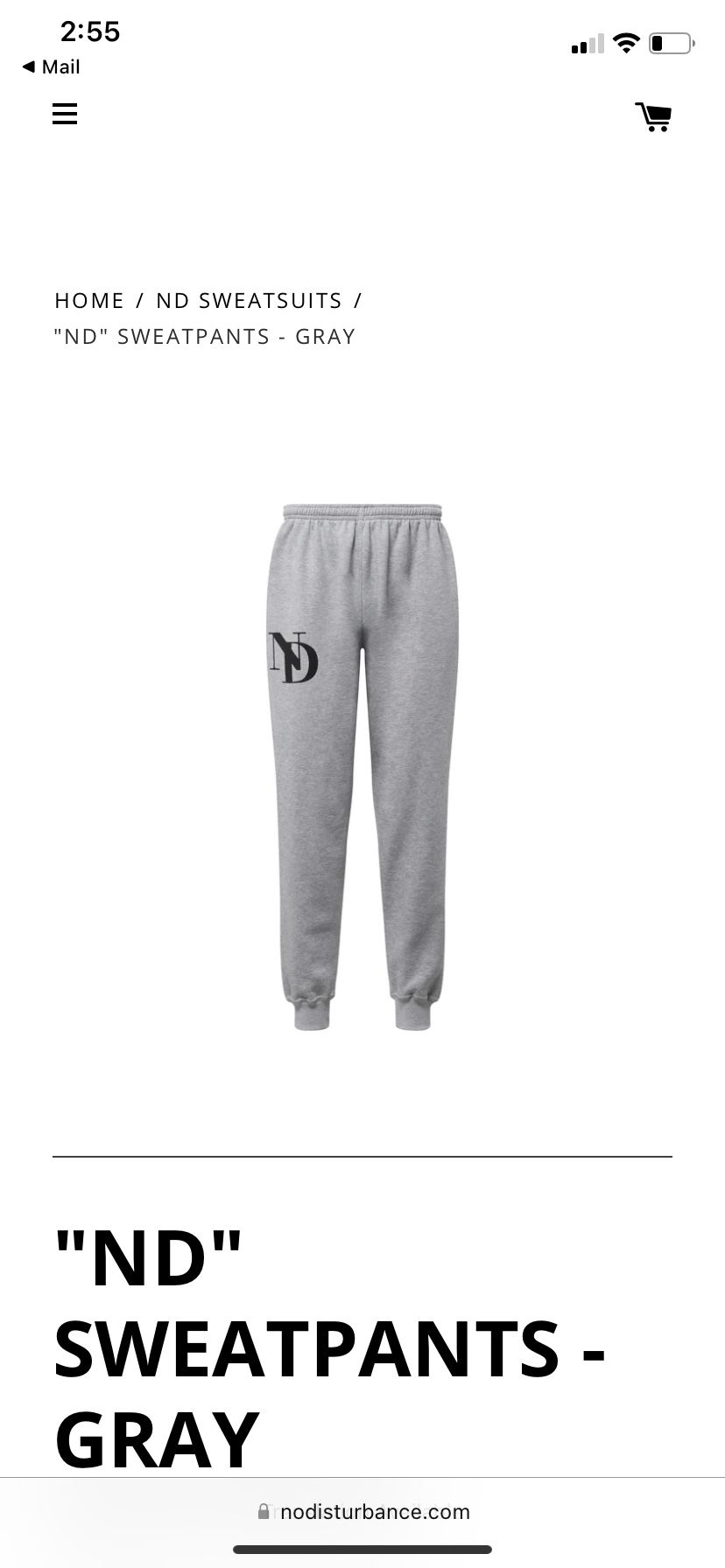 No Disturbance Joggers