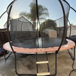 Jumpzylla 10FT Trampoline with Enclosure & Double Color Pad Cover