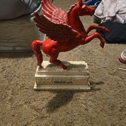 Vintage Mobile One Pegasus Statue 