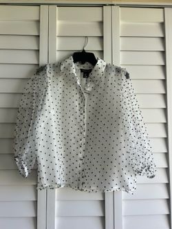 Rachel Zoe women’s button down flowy blouse