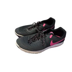 Nike Flex Experience Run Women’s Size 9 Black Pink Running Shoes – Lightweight Sneakers