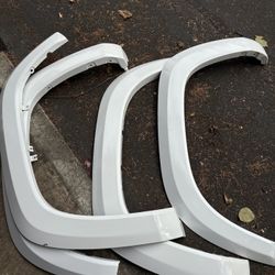 Toyota Tacoma Fender Flares OEM white