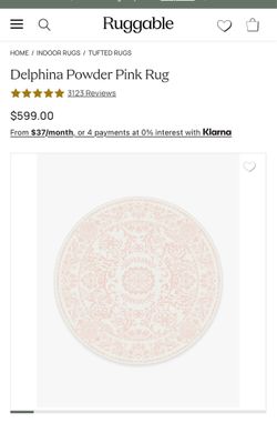 Ruggable Round Pink Rug