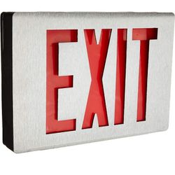 Red LED Exit Sign Emergency Light 

