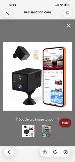 No WiFi Security Camera, 4G LTE Cellular Camera With SIM Card, 4MP Portable Anti-Theft & Anti-Vandalism Camera For Cars, Camping & Travel, AI Radar Mo