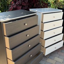 Black Chest Five Drawer Dresser Brand New!