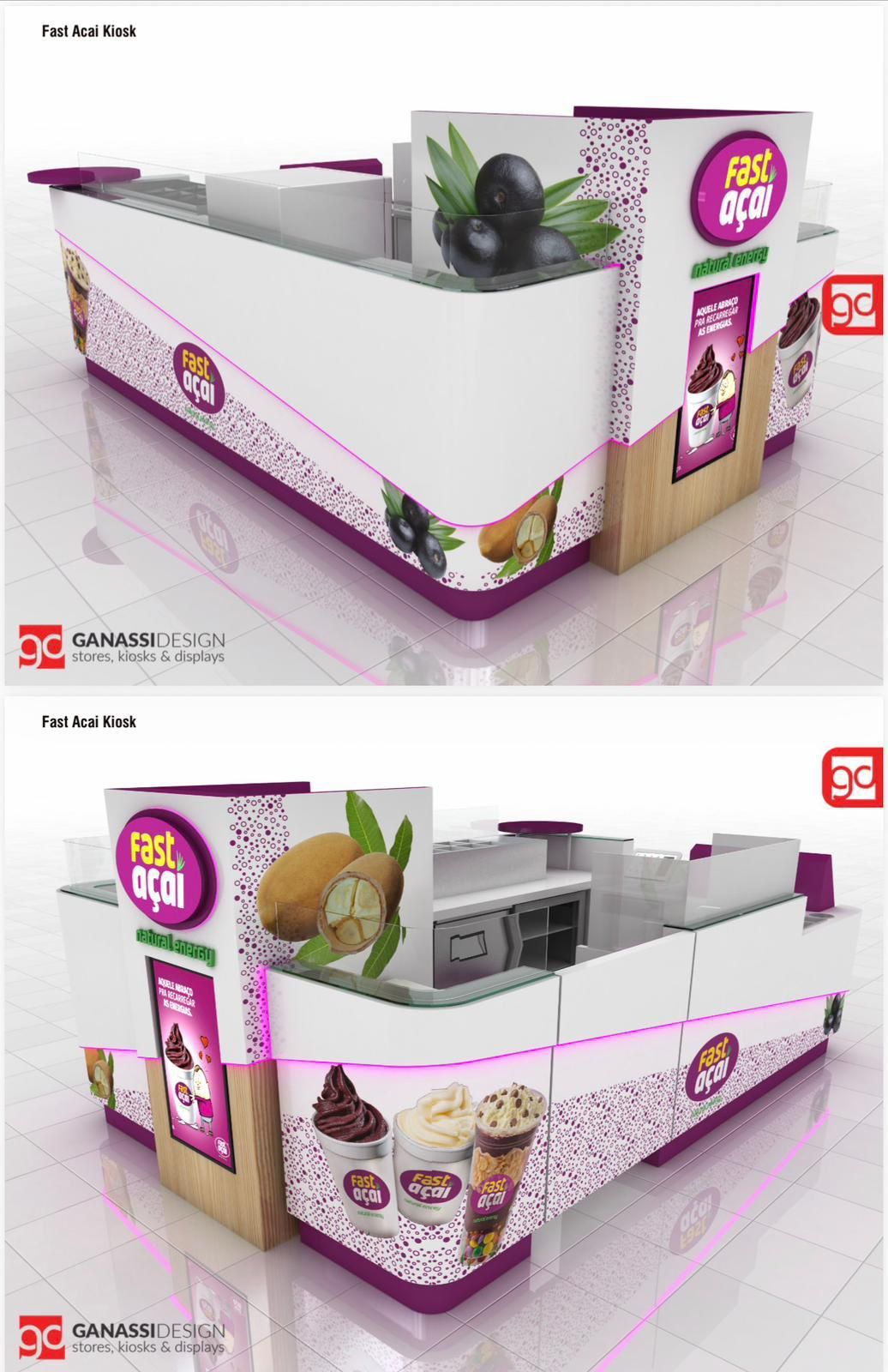 Custom Retail / Kiosk – Commercial Mall Kiosk Counter (Like New)