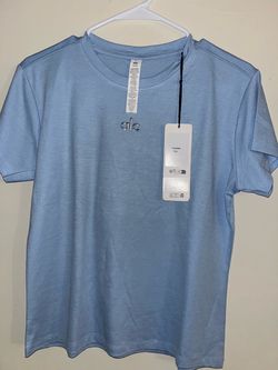Alo Timeless Tee Light Blue XL