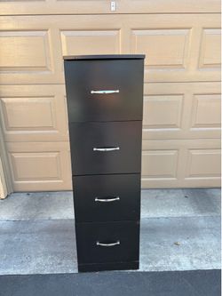 Beautiful Modern Solid Wood 4-Drawer Vertical Chest - Brand New!