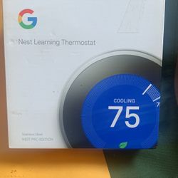 NEST LEARNING THERMOSTAT NEW