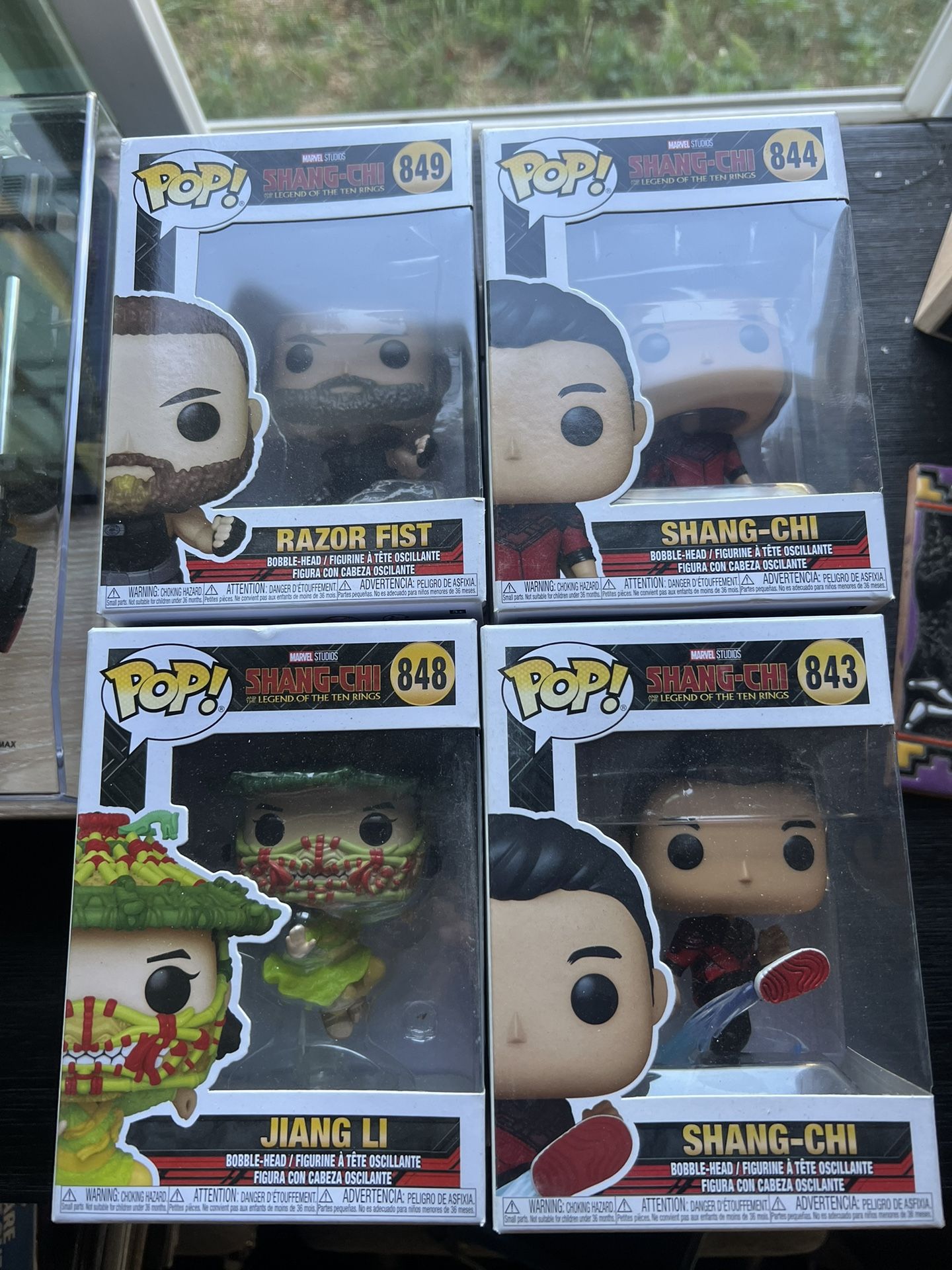 Marvel Shang Chi Funko Set