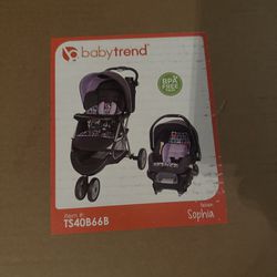 Baby Trend Girls Car Seat And Stroller 
