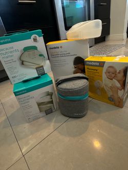 Breast pump + milk storage bags