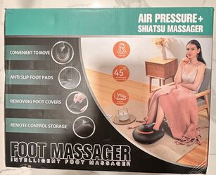 NEW - Foot Massager with Heat & Air Compression