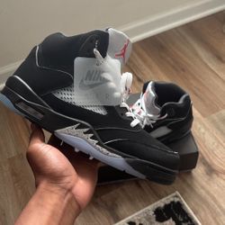 Jordan 5s Black Metallic 