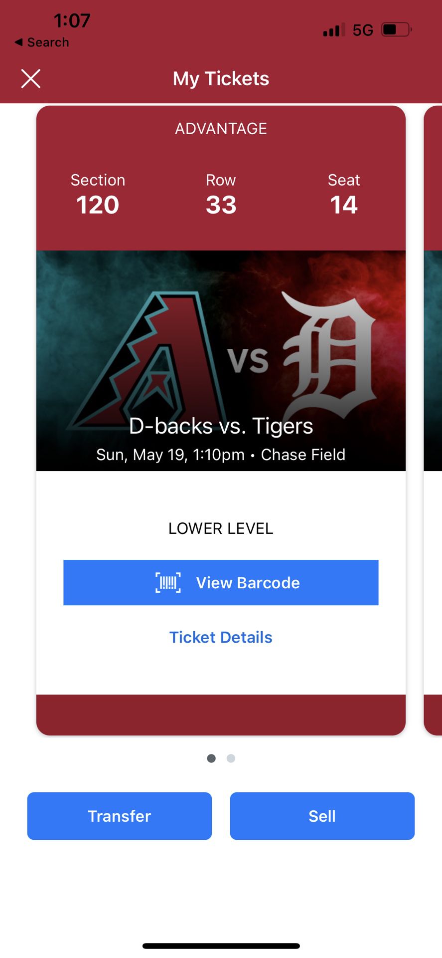 Tigers vs Dbacks - Sunday 