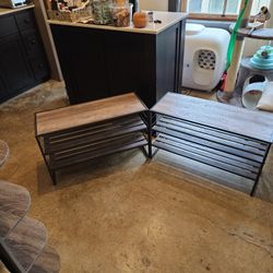 2 Stackable Shoe Racks