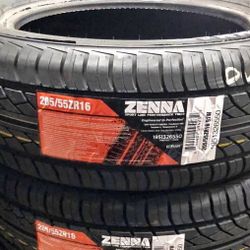 205/55/16 Brand New Set Of Tires 