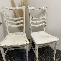 Antique White, Solid Wood chairs