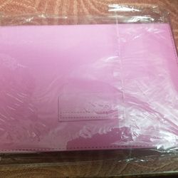 Pink tablet cover; 9in×5 3/4in.