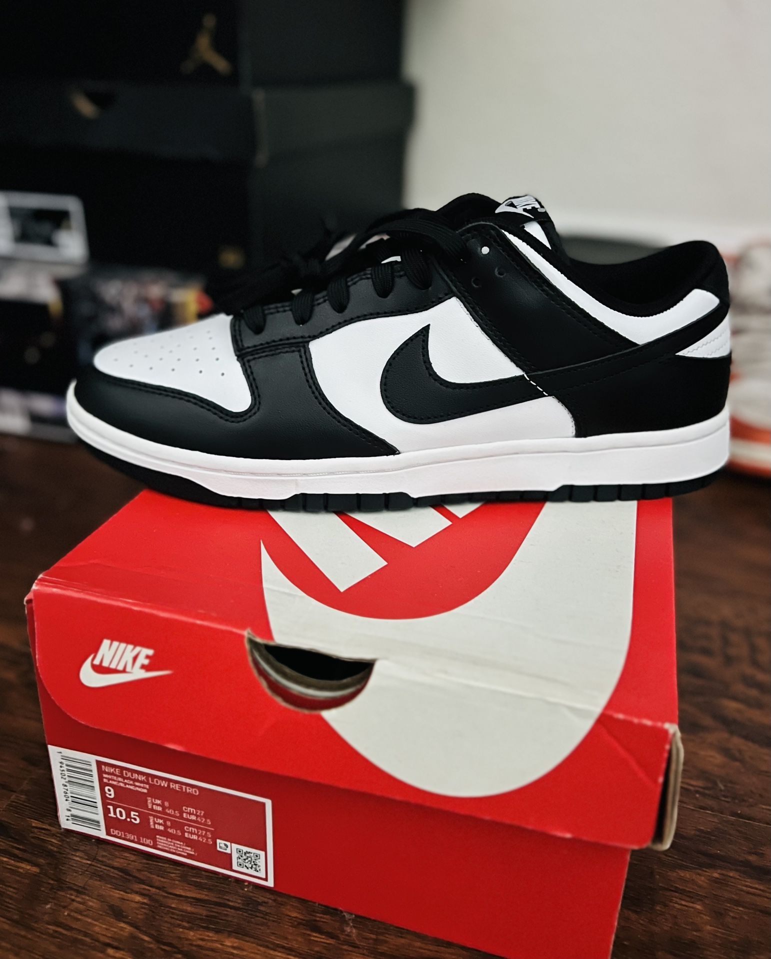 Nike Dunk Low Black White 