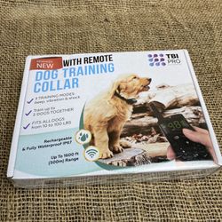Dog Training Collar w/ Remote Control Rechargeable Up to 1600 FT NEW