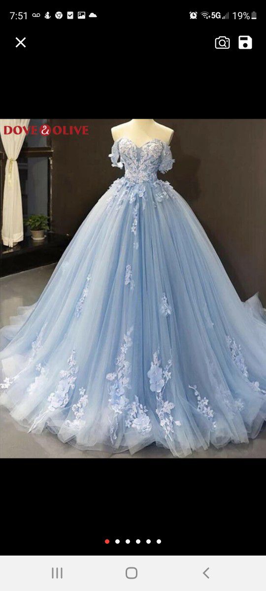 Quinceanera Or Formal Ball Gown, Wedding