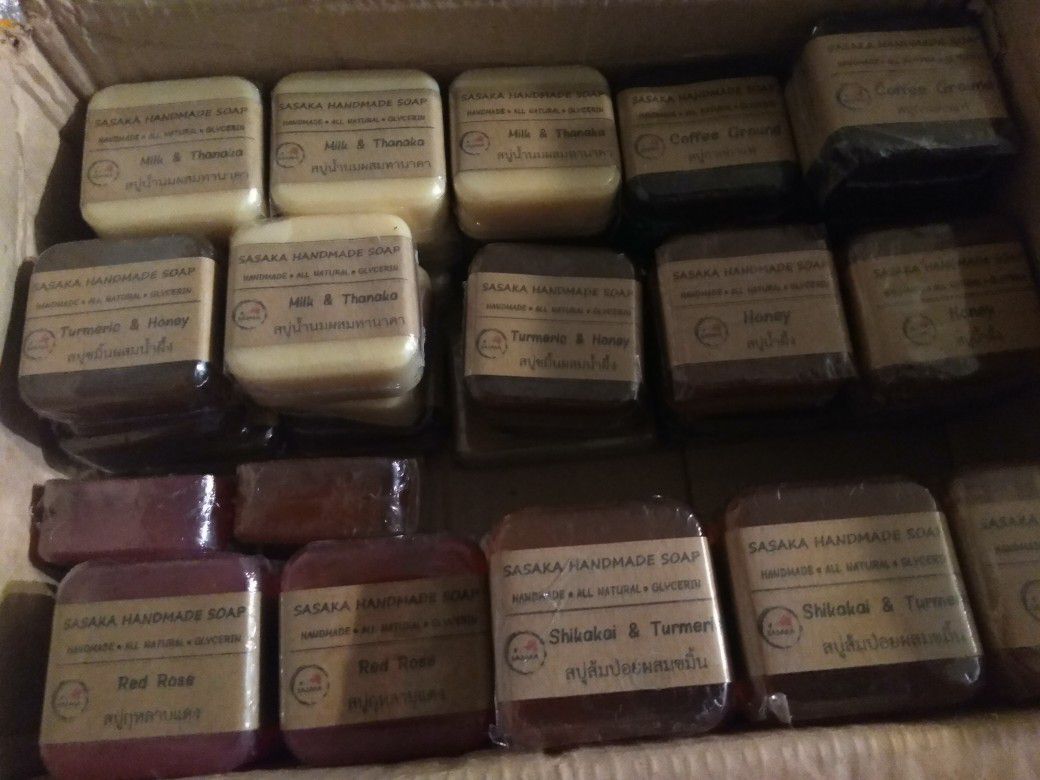 Hand made soap.