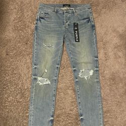 Blue Purple Jeans Size 36 Great Condition 