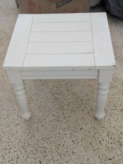 Small wood table