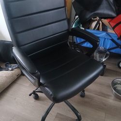 Black Office Chair$40firm