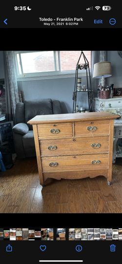 Vintage Wooden Dresser