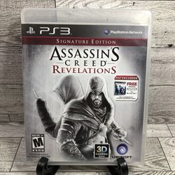 Assassins Creed Revelations PlayStation 4 Ps4 Video Game Mint Disc 