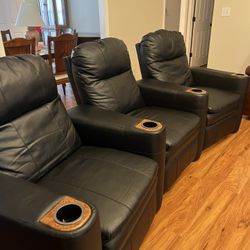 Black Theater Chairs 