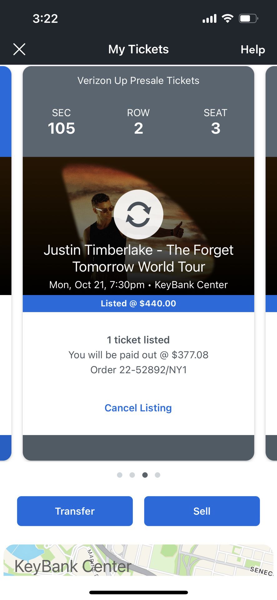 Justin Timberlake Tickets