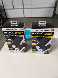 Bionic Spotlight Solar Powered