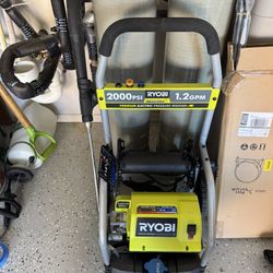 Ryobi- 2000 PSI Pressure Washer-1.2 GPM
