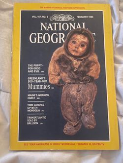 national geographic magazine vol 167 no 2 feburary 1985