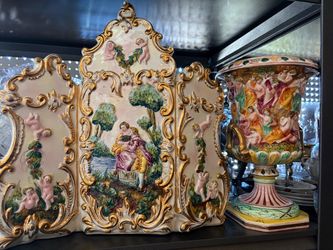 Vintage porcelain deco