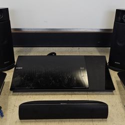 Sony 3D 4K Blu-ray DVD Player Entertainment System with 5 Speakers I -7646